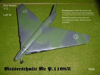 Messerschmitt Me P.1108/II   1/72 Bird Models Resinbausatz / resin kit - Bild 1 von 4