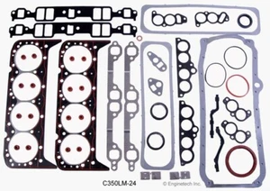 C350LM-24 Chevrolet 350 1986-95 Full Engine Gasket Kit GM 2601268 2601269 K10 - Picture 1 of 2