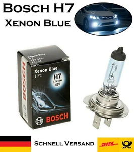 1x Bosch Xenon Blue H7 55W 12V 1987302075 faro lampada di ricambio - Foto 1 di 3