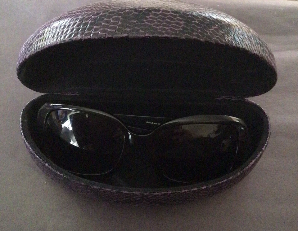 Gafas de sol de diseñador XOXO - Protección UV polarizadas - Con estuche de piel de serpiente Foto 1 de 4