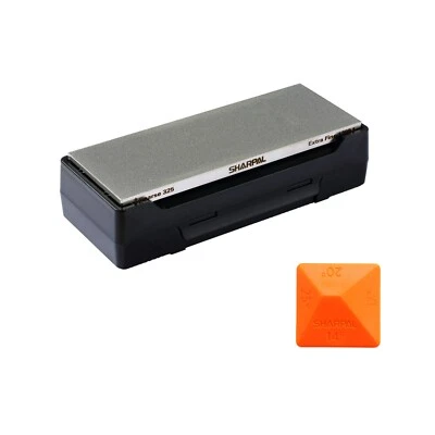 SHARPAL 162N Dual 325/1200 Grit Diamond Sharpening Stone Knife Sharpener(8x3in.)