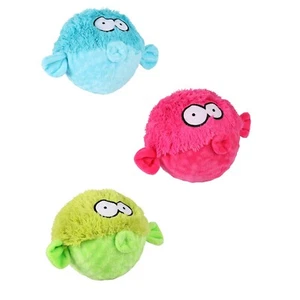 Stachelfisch Gary Hundeball Spielzeug Hund Fisch Quietscher Hundespielzeug Ball - Bild 1 von 7