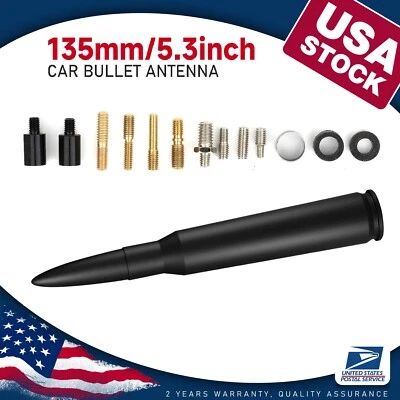 MÁSTIL ANTENA BALA CORTA COCHE 0,5 CAL para Jeep Commander 2000-2008 2009 2010 EE. UU. Foto 1 de 4