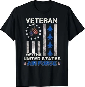 Veteran Of The United States Air Force T-Shirt US Air Force Unisex T-Shirt - Picture 1 of 7