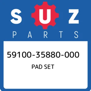 59100-35880-000 Suzuki Pad set 5910035880000, New Genuine OEM Part - Imagen 1 de 1