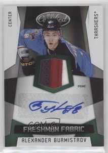 2010 Certified Freshman Fabric Mirror Emerald /5 Alexander Burmistrov Rookie RC