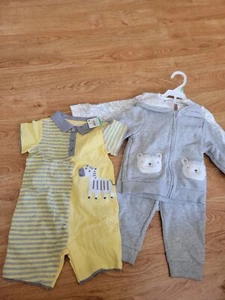 Newborn Baby Boy Short Sleeve Print Tops Pants Lot 18 Months Nice - Picture 1 of 4
