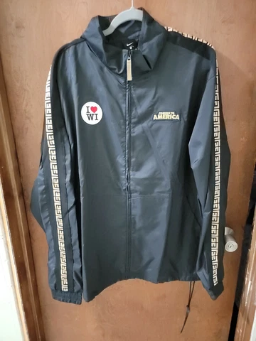 Nike Giannis "Coming to America" Track Jacket Black/Gold Men's Sz XL MSRP 120 Cover