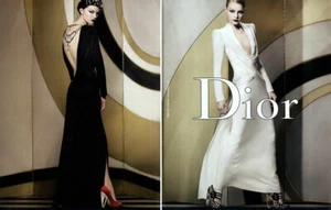 2008 Dior Craig McDean Galliano Kasia Struss Jessica Stam 2-seitige MAGAZIN AD - Bild 1 von 1