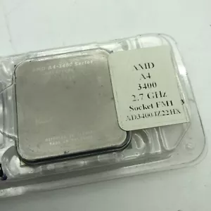 AMD A4 3400 2.7GHz - AD34000JZ22HX Socket FM1 CPU Processor Chip AD3400JZ22HX - Picture 1 of 8
