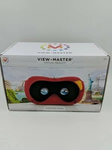(NEW SEALED) VIEW MASTER VIRTUAL REALITY VR 360 VIEWER HEADSET STARTER PACK - Picture 1 of 8
