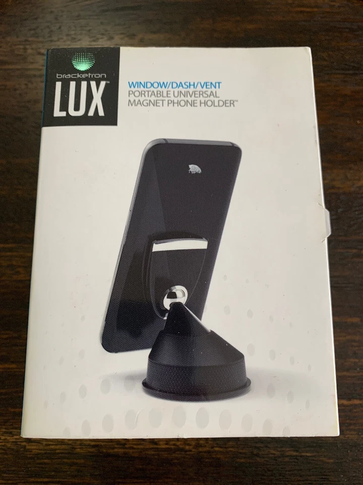Bracketron Lux Magnetic Holder for Mobile Phones Black/Silver LX1-744-2 NEW! - Image 1 of 4