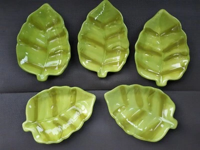 5 Green Leaf Laurie Gates "Willow N' Bloom" Plates Foto 1 de 4