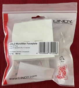 Lindy VDSL2 Mikrofiltr Płyta czołowa Ref00036 . - Zdjęcie 1 z 4