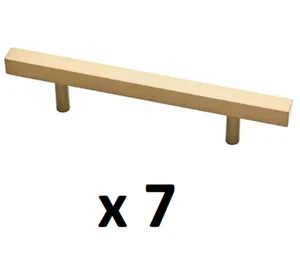 *7* Liberty Square 3-3/4 in. (96 mm) Champagne Bronze Cabinet Drawer Bar Pull - Picture 1 of 3