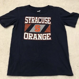 Syracuse University Orange Shirt Boys Large 14/16 Blue NCAA  - Picture 1 of 4