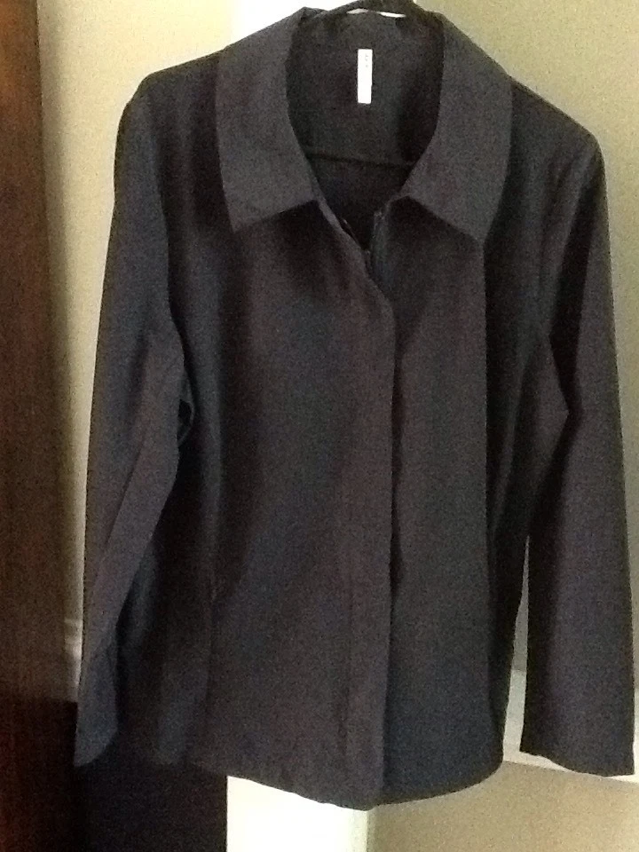 Chaqueta ligera JOCKEY azul marino talla grande para dama, Foto 1 de 4