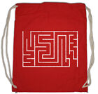 Maze II Drawstring Bag Labyrinth Mystic Hypnosis Hypnotize Spiral Symbol Circle