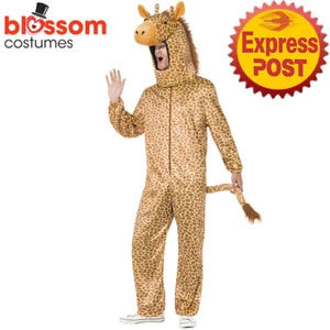 CA2763 Brown Giraffe Zoo Animal Unisex Adult Book Week Animal Jumpsuit Costume - Picture 1 of 4