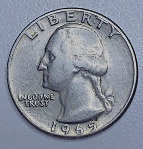 1965 US Washington Quarter Obverse / Reverse Errors - Picture 1 of 9
