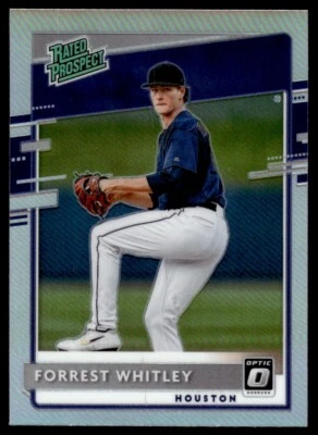 2020 DONRUSS OPTIC RATED ROOKIE HOLO Forrest Whitley R41 Houston Astros #RP-9 - Image 1 of 2