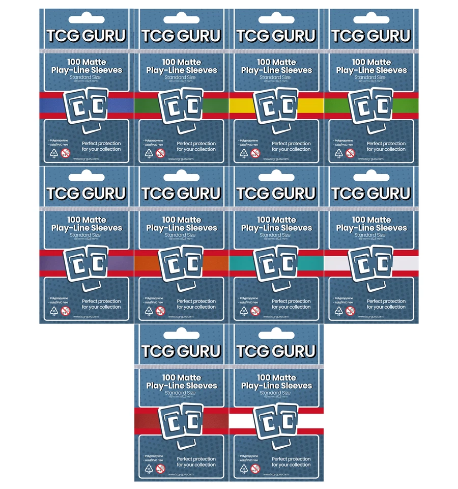 TCG Guru Play Line Sleeves (100 Stück) - Bild 1 von 1
