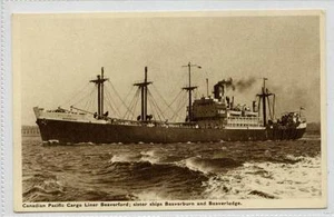 (Gj100-372) Canadian Pacific Liner, Beaverford c1945 Unused EX - Picture 1 of 1