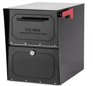 Architectural Mailbox - Oasis Classic Black Locking Mailbox - Picture 1 of 3