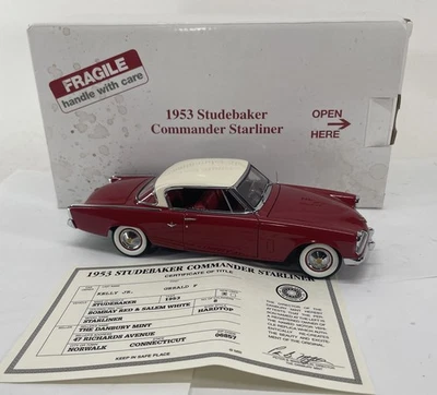 Danbury Mint Diecast 1:24 Scale 1953 Studebaker Commander Starliner Model Car - Image 1 of 4
