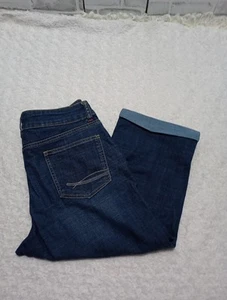 Wrangler Women's Blue Denim Stretch Capri Jeans Size 12M - Picture 1 of 9