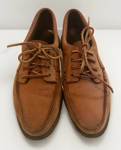 Bass & Co Herren Schuhe Oxford-Schuhe Braun Leder Leger Schnürschuhe Größe 9,5M Komfort - Bild 1 von 20