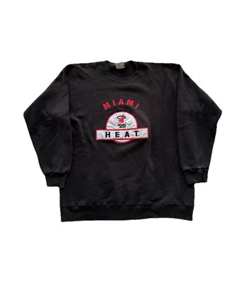Sudadera De Colección Miami Heat Nuez moscada Ropa Deportiva X-Grande EE. UU. Años 90 Baloncesto Foto 1 de 4