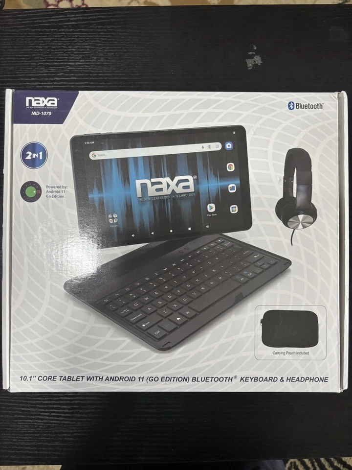 Tablet Naxa NID-1056 10.1" Android 11 10.1 Core Android 11 Paquete Foto 1 de 2