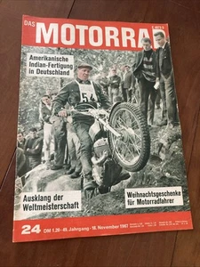Motorcycle Magazine Review "DAS MOTORRAD" No. 24 1967 GP Japan Etc - Picture 1 of 7