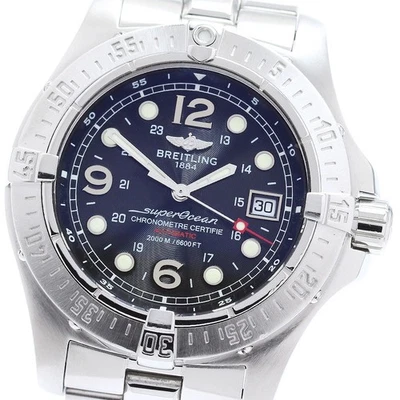 BREITLING Super Ocean A17390 Date black Dial Automatic Men's Watch_865983 - image 1 of 4