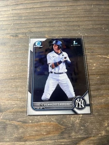 2022 Bowman - Chrome Prospects Oswaldo Cabrera #BCP-17 (RC) - Picture 1 of 3