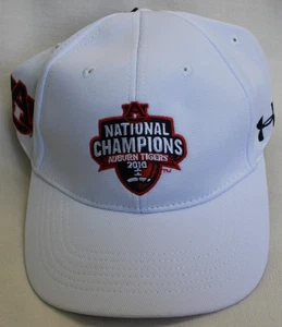 Neu mit Etikett Auburn Tigers Kappe Mütze 2010 National Champions War Eagle Under Armour weiß - Bild 1 von 10