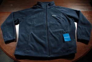 Columbia Benton Springs Damen-Fleecejacke mit durchgehendem Reißverschluss 2X neu mit Etikett blau - Bild 1 von 4