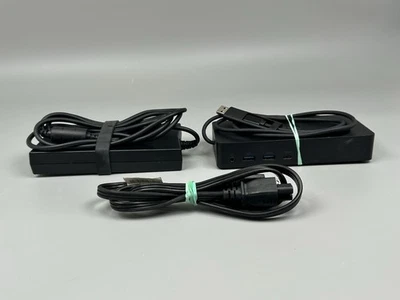 Estación de acoplamiento Dell D6000 USB-C 3.0 - Adaptador 130 W - DisplayLink 4K - Probada Foto 1 de 4