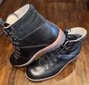 Clarks Gore Tex Leder Stiefel Herren Größe 10 M Leder Wandern Schwarz - Bild 1 von 12