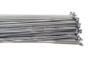 Wheelsmith DB15 Spokes Double Butted 252mm 15g 1.8/1.5/1.8 Lot of 10 Silver NEW - Picture 1 of 4