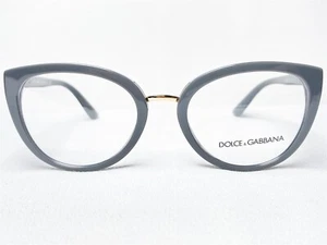 NEW Dolce & Gabbana DG3262 3090 Womens Grey Cat Eye Eyeglasses Frames 53/20~140 - Picture 1 of 6