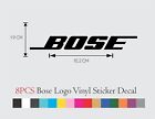8 pièces autocollant vinyle logo Bose étanche autocollant premium 6 pouces