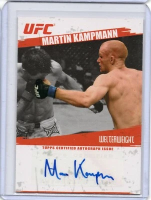 2009 Topps UFC Martin Kampmann Auto Autograph - Image 1 of 2
