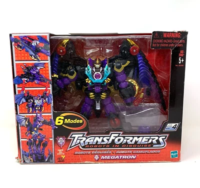 Transformers Robots In Disguise Megatron Evil Leader 6 Modes CIB 2001 Hasbro - Image 1 of 4