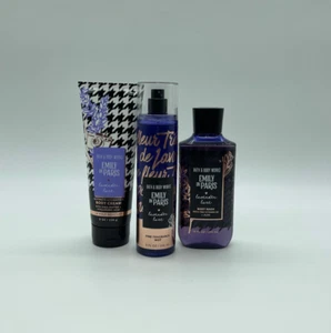 Bath & Body Works EMILY IN PARIS Lavender Luxe FULL SIZE SET of 3 - Picture 1 of 1