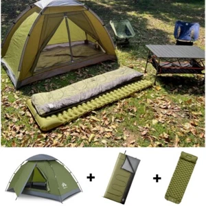 Night Cat Outdoor Camping Equipment Set Tent Pad Sleeping Bag Included - Picture 1 of 17