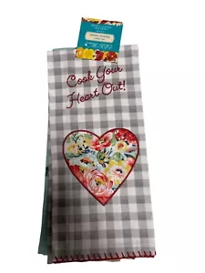 Set 2 asciugamani da cucina The Pioneer Woman Sweet Romance NUOVI - Foto 1 di 7