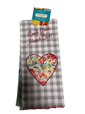 Juego de 2 toallas de cocina The Pioneer Woman Sweet Romance NUEVO Foto 1 de 4