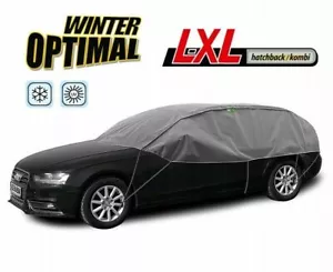 OPTIMAL half garage frost protection UV protection sun tarpaulin for ŠKODA Octavia III combo - Picture 1 of 4